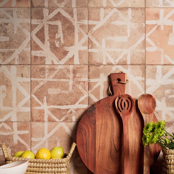 RO'MA NATURE - Carrelage Vintage effet Terre cuite Nature Lines 45x45x0,95 cm Terravia - Sol et mur intérieur (vendu par carton de 1 m²) - large
