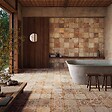 RO'MA NATURE - Carrelage Vintage effet Terre cuite Nature Lines 45x45x0,95 cm Terravia - Sol et mur intérieur (vendu par carton de 1 m²) - vignette