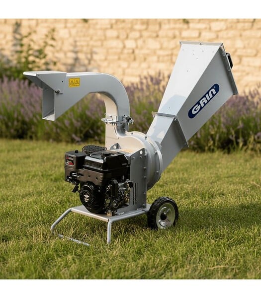 GRIN - Broyeur thermique GRIN, 70mm, Briggs  Stratton 306cc, démarrage électrique - BIOCH70 - large