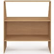 ID MARKET - Etagère sous pente 2 niveaux TOMI 100 x 50 x 70/110 cm bois façon hêtre - vignette