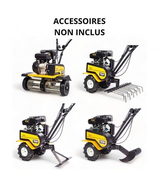 TEXAS - Motobineuse thermique compacte 79 cm3 1,9 cv travail 40cm TEXAS Lilli 340TG - large