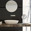 KIAMAMI VALENTINA - Miroir Grossissant Double Face 5X Sur Pied Finition Chromée | Anna - vignette