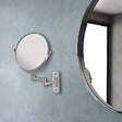 KIAMAMI VALENTINA - Miroir Grossissant Mural 3X Finition Brossée | Gaia - vignette