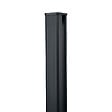 EASY CLOTURE - Kit clôture composite et aluminium sur platine L10.80 x H1m gris anthracite - vignette