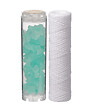 APIC - Pack 2 Cartouches filtrantes 9" 3/4 anti corrosion et anti sédiments : Silicophosphate et silicates + Bobinée 25 microns - vignette