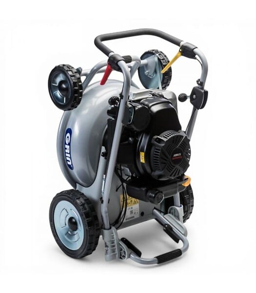 GRIN - Tondeuse à gazon professionnelle mulching 46cm, tractée, moteur Kawasaki 179cm³ - GRIN PM46A-KW - large