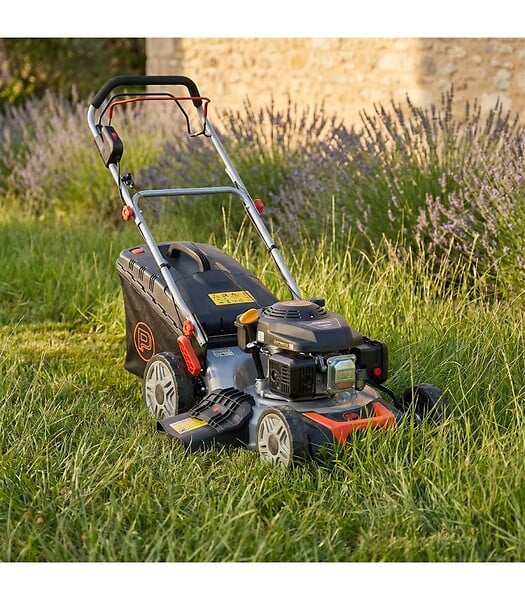 POPSTER - Tondeuse thermique 46 cm 139cc démarrage électrique et mulching inclus - POPSTER TLM046SM L139ES - large