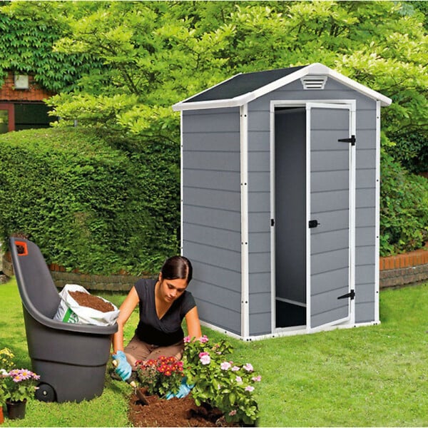 CHALET & JARDIN - Abri Jardin Resine - Premium 43 - Gris - large
