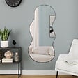 ID MARKET - Miroir organique contour noir 45 x 100 cm - vignette