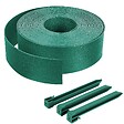VOUNOT - Bordure de jardin PE flexible 10M x 8 CM avec piquets vert - vignette