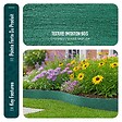 VOUNOT - Bordure de jardin PE flexible 10M x 8 CM avec piquets vert - vignette