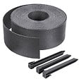 VOUNOT - Bordure de jardin PE haute flexible 10M avec piquets gris - vignette