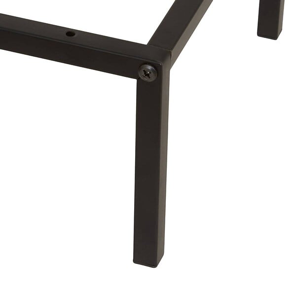 5 FIVE SIMPLY SMART - Pieds étagère métal 34x29cm "Mix N' Modul" noir - large