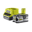 RYOBI - Pack 1 batterie RYOBI RC18120-150 18V One+ - Li-Ion 5 Ah + chargeur rapide - vignette