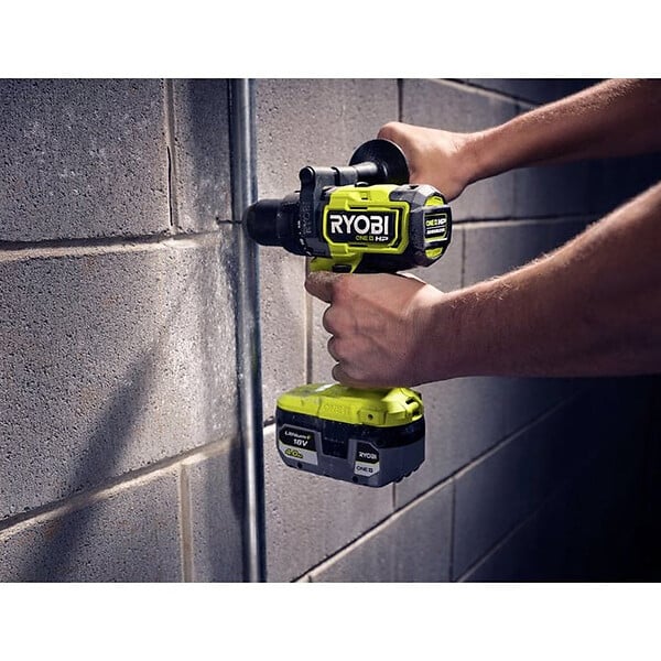 RYOBI - Pack 1 batterie lithium+ 18V 4,0 Ah + 1 batterie compacte lithium+ 18V 2,0 Ah + 1 chargeur rapide 2,0 A RYOBI RC18120-242X - large
