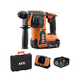 AEG - Perforateur burineur SDS+ AEG 18V BRUSHLESS 2,5J avec 2x5Ah + chargeur en coffret - vignette