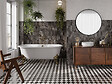 RO'MA NATURE - Carrelage Vintage effet Zellige Noir 40x20x1,03 cm Patrina - Mur intérieur (vendu par carton de 0,96 m²) - vignette