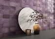 RO'MA NATURE - Carrelage effet Zellige Violet 20x6,5x0,85 cm Caldero - Mur intérieur (vendu par carton de 0,5 m²) - vignette