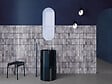 RO'MA NATURE - Carrelage effet Zellige Gris 20x6,5x0,85 cm Caldero - Mur intérieur (vendu par carton de 0,5 m²) - vignette