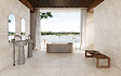 RO'MA NATURE - Carrelage effet Pierre Beige Coquille 100x100x2 cm Torvane - Sol extérieur (vendu par carton de 1 m²) - vignette