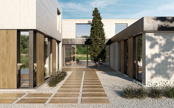 RO'MA NATURE - Carrelage effet Bois Chêne Naturel 100x50x2 cm Valdoro - Sol extérieur (vendu par carton de 0,5 m²) - large