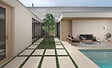 RO'MA NATURE - Carrelage effet Pierre Beige Sable 100x50x2 cm Belmorin - Sol extérieur (vendu par carton de 0,5 m²) - vignette