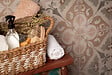 RO'MA NATURE - Carrelage Vintage effet Carreau ciment Sauge 22,3x22,3x0,9 cm Virelia - Sol et mur intérieur (vendu par carton de 0,65 m²) - vignette