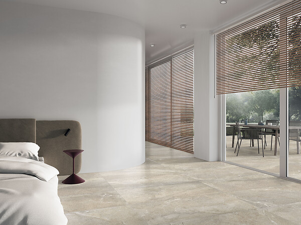 RO'MA NATURE - Carrelage effet Pierre Beige 120x60x0,9 cm In&Out Luzerio - Sol et mur intérieur et Sol extérieur (vendu par carton de 1,44 m²) - large