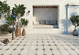 RO'MA NATURE - Carrelage Vintage Blanc et Noir Cabochon 45,2x45,2x0,95 cm Sorelia - Sol et mur intérieur (vendu par carton de 1,02 m²) - vignette