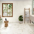 RO'MA NATURE - Carrelage effet Terrazzo Blanc Grisé 90x90x0,9 cm Alvior - Sol et mur intérieur (vendu par carton de 1,62 m²) - vignette