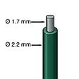 WERKAPRO - Grillage soudé vert  en rouleau de 25m 1,8 x 25m - vignette