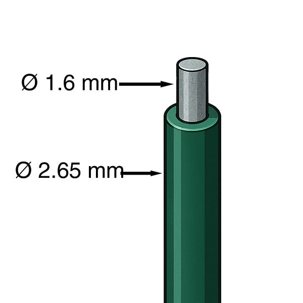 WERKAPRO - Grillage maille losange 10 m Werka Pro 1,8 m - large