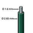 WERKAPRO - Grillage maille losange vert 25m Werka Pro 1,8 m - vignette