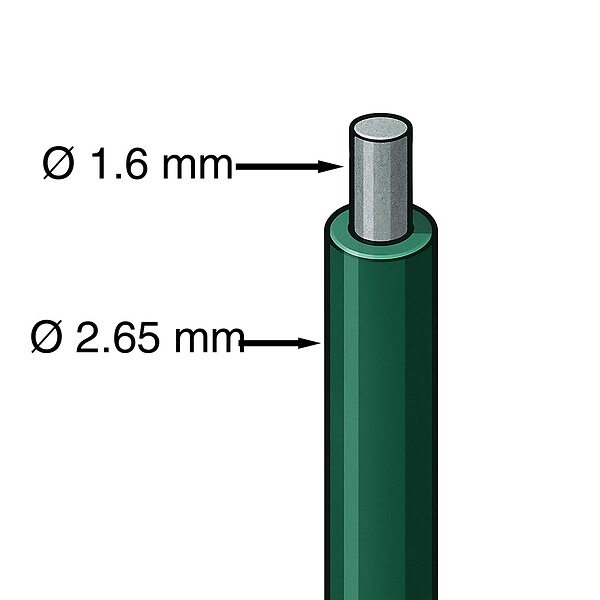 WERKAPRO - Grillage maille losange 10 m Werka Pro 1,5 m - large