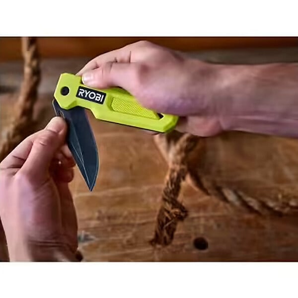 RYOBI - Couteau de poche RYOBI RHCKF-3 pour la coupe et le dénudage - large