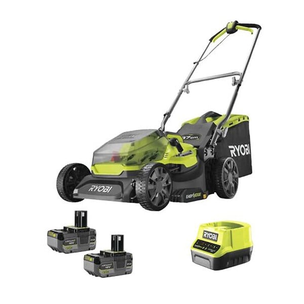 RYOBI - Tondeuse RY18LMX40A-240 18V ONE+™ Brushless Ø 37 cm avec 2 batteries 4Ah - large