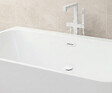 OTITEC - Baignoire ilot avec vidage - 150 x 75 cm - Blanc brillant avec bonde blanche - MIRABELLE - vignette