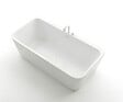 OTITEC - Baignoire ilot avec vidage - 170 x 75 cm - Blanc brillant avec bonde blanche - MIRABELLE - vignette