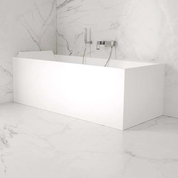 SPALINA - Baignoire Ilot Quantum 170 gauche blanche 170 x75 x58 cm, by SPALINA - large