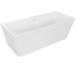 OTITEC - Baignoire ilot avec vidage - 160 x 75 cm - Blanc brillant avec bonde blanche - MIRABELLE - vignette