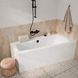 ALLIBERT - Pack Baignoire Asymétrique Gauche 160x85x54 cm avec Tablier recoupable - Blanc Brillant - MARINA - vignette