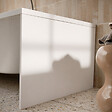 ALLIBERT - Tablier de Baignoire Blanc Mat 80x50x2.5 cm - 100% Acrylique - vignette