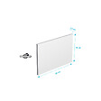 ALLIBERT - Tablier de Baignoire Blanc Mat 80x50x2.5 cm - 100% Acrylique - vignette