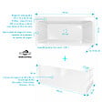 ALLIBERT - Pack Baignoire 170x75cm avec Tabliers recoupables 180cm et 80cm - Blanc Brillant - MAE SQUARE - vignette