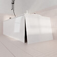 ALLIBERT - Pack Baignoire 170x80cm avec Tabliers recoupables 180cm et 80cm - Blanc Brillant - MAE - vignette