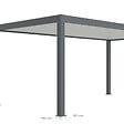 DIRECT-ABRIS - Carport Aluminium 330 x 563 cm PRESTON - 20 m2 - Hauteur : 255 - 1 Voiture - Abri Voiture Autoportant - Sans Déclaration Travaux - vignette