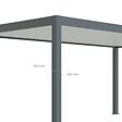 DIRECT-ABRIS - Carport Aluminium 330 x 563 cm PRESTON - 20 m2 - Hauteur : 255 - 1 Voiture - Abri Voiture Autoportant - Sans Déclaration Travaux - vignette