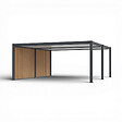 DIRECT-ABRIS - Carport Aluminium 563 x 645 cm WESTON - 37 m2 - Hauteur : 255 - 2 Voitures - Abri Voiture Autoportant - Gouttière incluse - Pergola - Gris Anthracite - vignette