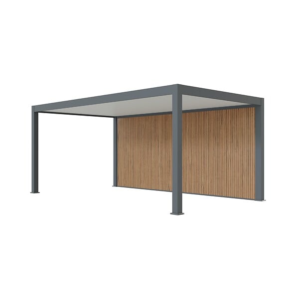 DIRECT-ABRIS - Carport Aluminium 330 x 563 cm PRESTON - 20 m2 - Hauteur : 255 - 1 Voiture - Abri Voiture Autoportant - Sans Déclaration Travaux - large