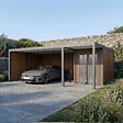 DIRECT-ABRIS - Carport Aluminium 759 x 645 cm NEWARK - 43 m2 - Hauteur : 255 - 2 Voitures - Abri Voiture Autoportant - Stockage - Extension - Gris Anthracite - vignette